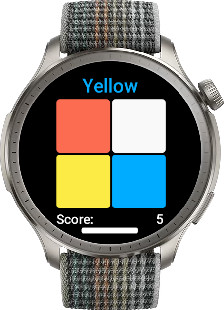 Color Switch Game on Watch